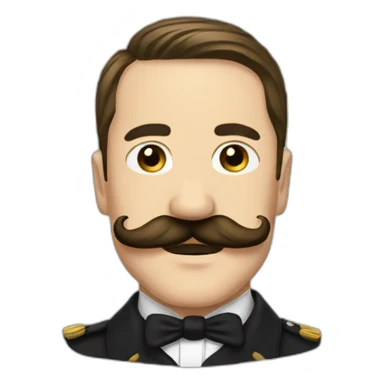 Adolf moustache lgtb sticker