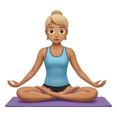 Mat pilates teaser sticker