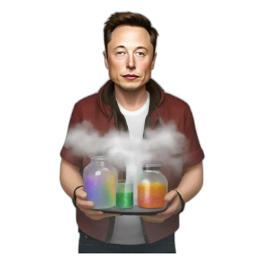 elon musk doing drugs, for educational purposes only, inclusiveness and positive, LGTBQ+ sticker