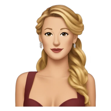 Blake lively, gossip girl show sticker