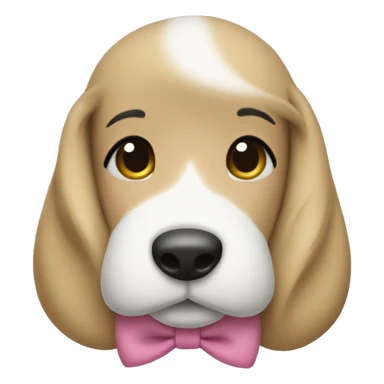 snoopy wearing coquette bows  sticker