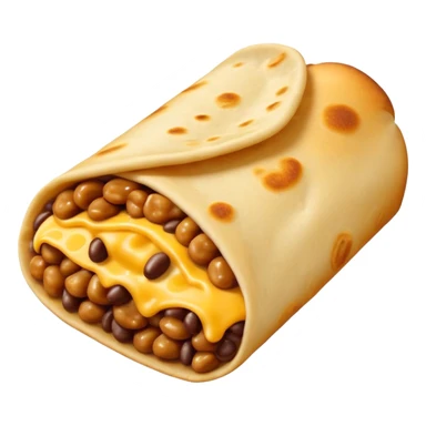 Deep fried burrito sticker