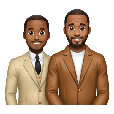 Diddy and r Kelly  sticker