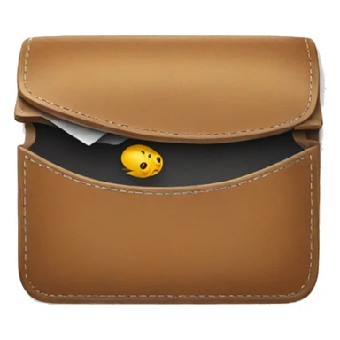 Empty wallet with fly coming out sticker