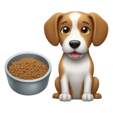 Dog food and water  sticker