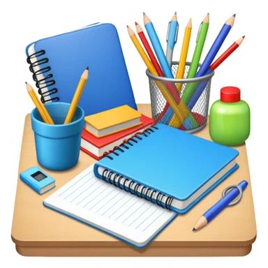 school supplies sticker