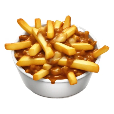 Poutine qui mange du poutine sticker