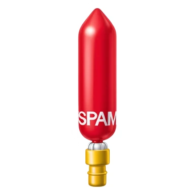  jeff koons inflatable  SPAM brand lipstick balloon sculpture  sticker