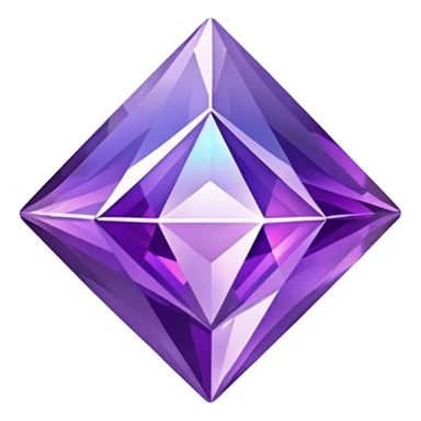 glitter purple crystal diamond sticker