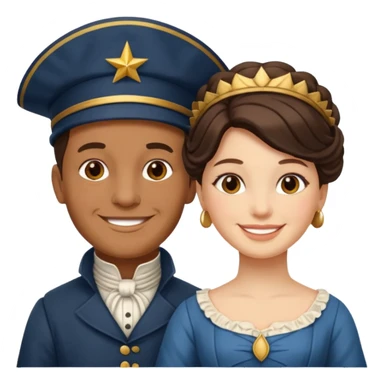 Liberty and Franklin  sticker