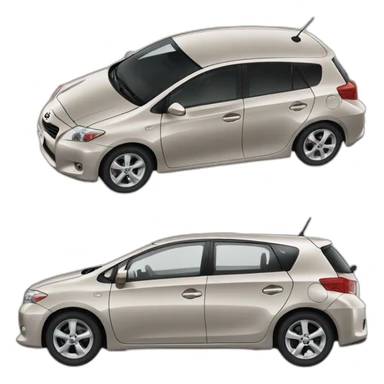 Toyota auris 2008 sticker