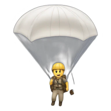 Jack Dawson with a parachute sticker