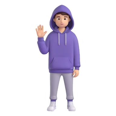 fashionable hoodie sticker