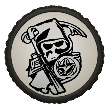 Sons of anarchy logo sticker