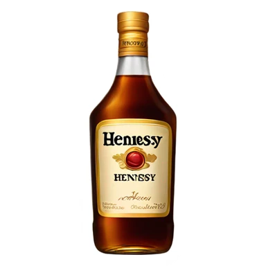 Bottle of Hennessy  sticker