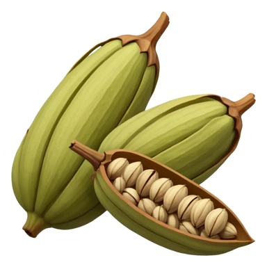 Cardamom original hyperrealistic  sticker