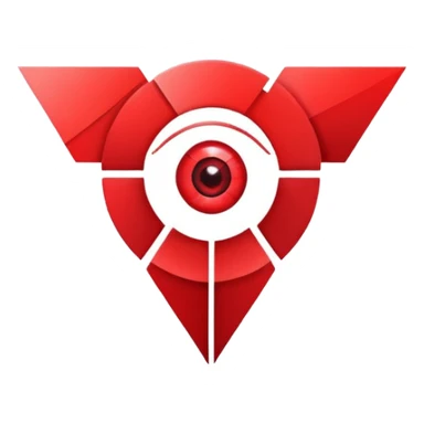 Eye-catching logo for MedSignal, red pulse cutting through geometric forms forming the letters ‘AI’, glowing red highlights with smooth, modern lines, clean white background, powerful and memorable for a tech-forward healthcare brand sticker