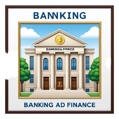 uni banking and finance sticker