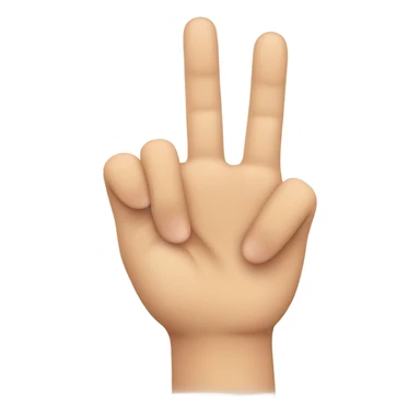 Hand Gesture Details:

Finger Positions:

Thumb: Extended outward.

Index Finger: Extended upward.

Middle and Ring Fingers: Folded down towards the palm.

Pinky Finger: Extended upward. sticker