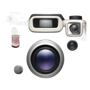 photocamera in tinder style sticker