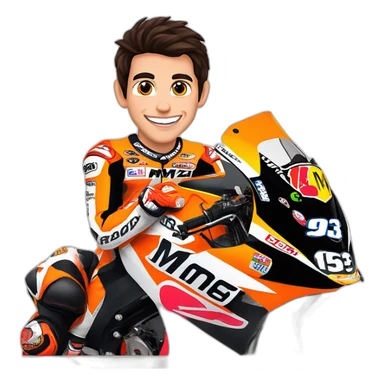 Marc marquez 93 sticker