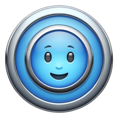 Blue check-official badge sticker