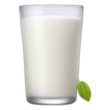 Un verre de lait sticker