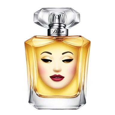 miss dior parfume sticker