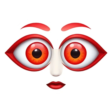 Turn this emojis eyes 😍 into this eyes🫀 sticker