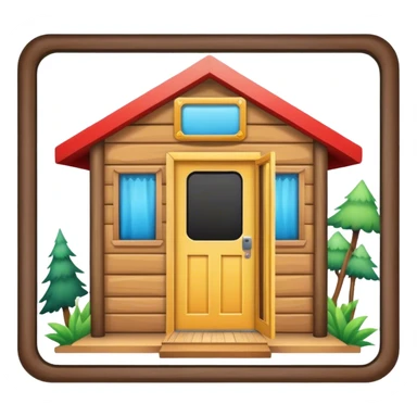 a photo booth cabin sticker