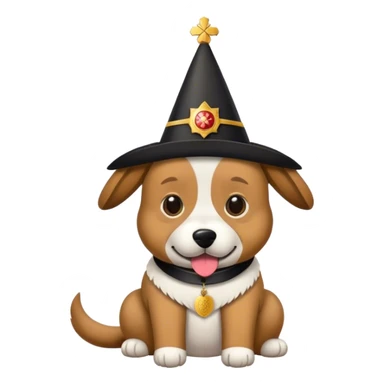 Perro pastor alemán con gorro de cumpleaños  sticker