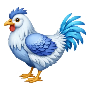 Tiburon con patas de gallina con zapatillas sticker