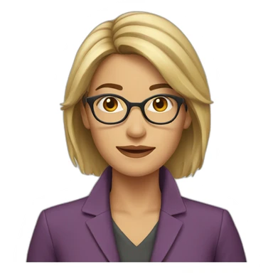 periodista mujer sticker