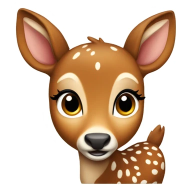 A cute bambi deer sticker