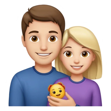 A guy holding a girl on her ass sticker