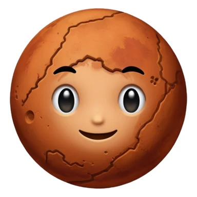 Planet mars  sticker