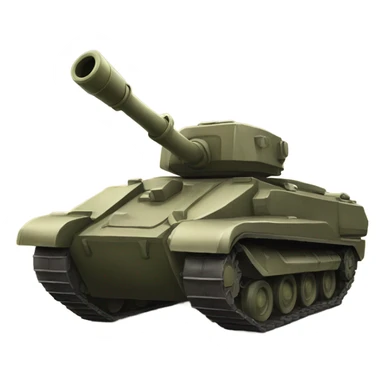 Create a emoji of one Tank in the báttle  sticker