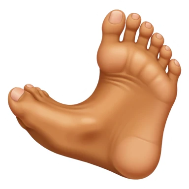 a foot is grabbed by a hand sticker