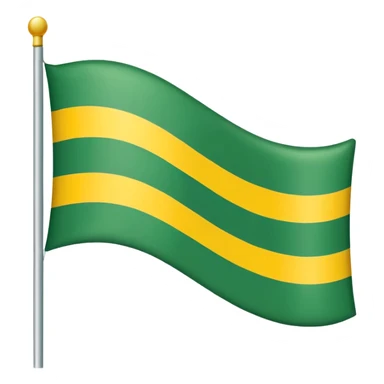 A flag that has a green background and looks kind of like belarus but change the stripes to white and the pattern to yellow. sticker
