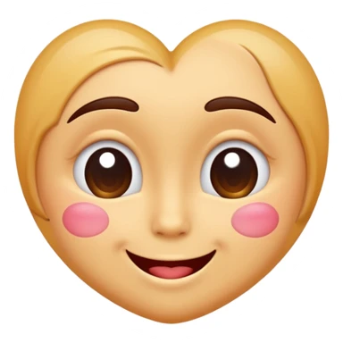 A single emoji that's feeling a whirlpool of happiness. Blushing and feeling in love. Grinning and smiling and making a kissy face. Something sweet and perfect to send to someone you love. Not a familiar love something deep and profound. Something unique. sticker