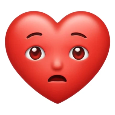 Nervous love emojis sticker