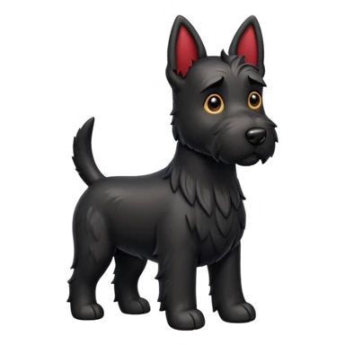 Scottie dog emoji sticker