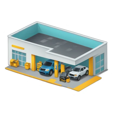 auto repair center sticker