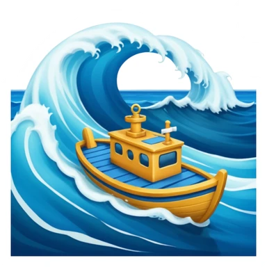 navegar por el mar sticker
