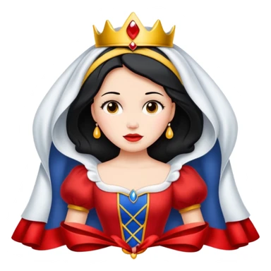 sash with snowwhite's face on it sticker
