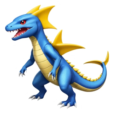 Salandit-Veemon-Sharpedo-Garchomp-Ampharos-fusion sticker