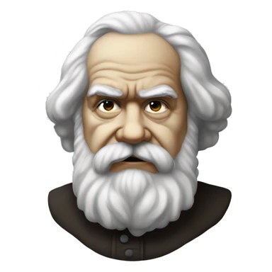 karl marx mind blow sticker
