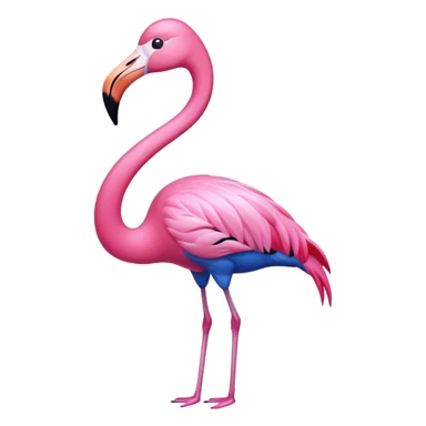 Blue Flamingo 🦩 sticker