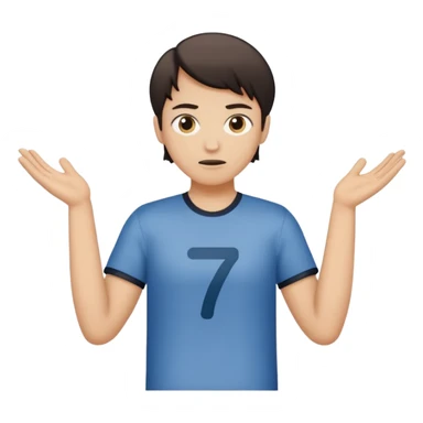 Putting the 🤷 with the sex on the left and seven on the right sticker