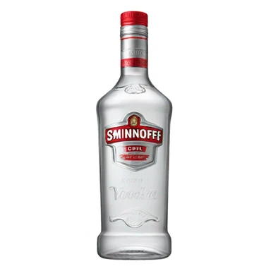 Smirnoff vodka clear sticker